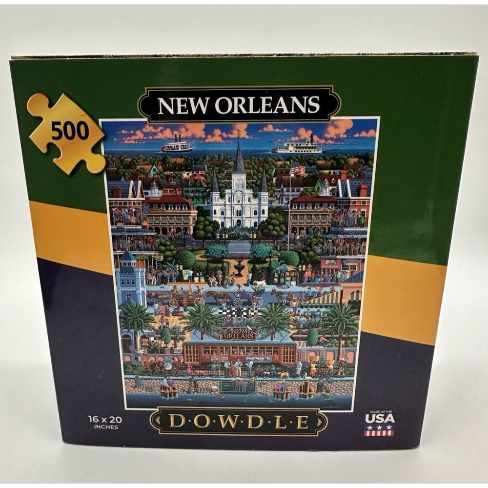 2022 Dowdle NEW ORLEANS Jigsaw Puzzle 500pc New Pieces Sealed 16x20 Made USA